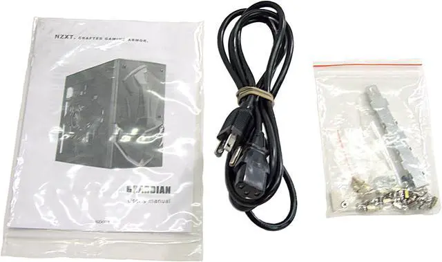 Alt view image 8 of 14 - NZXT GUARDIAN SIL Silver SECC STEEL ATX Mid Tower Computer Case 420 Watts PS2 ATX 12V Power Supply