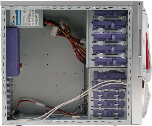 Alt view image 11 of 14 - NZXT GUARDIAN SIL Silver SECC STEEL ATX Mid Tower Computer Case 420 Watts PS2 ATX 12V Power Supply