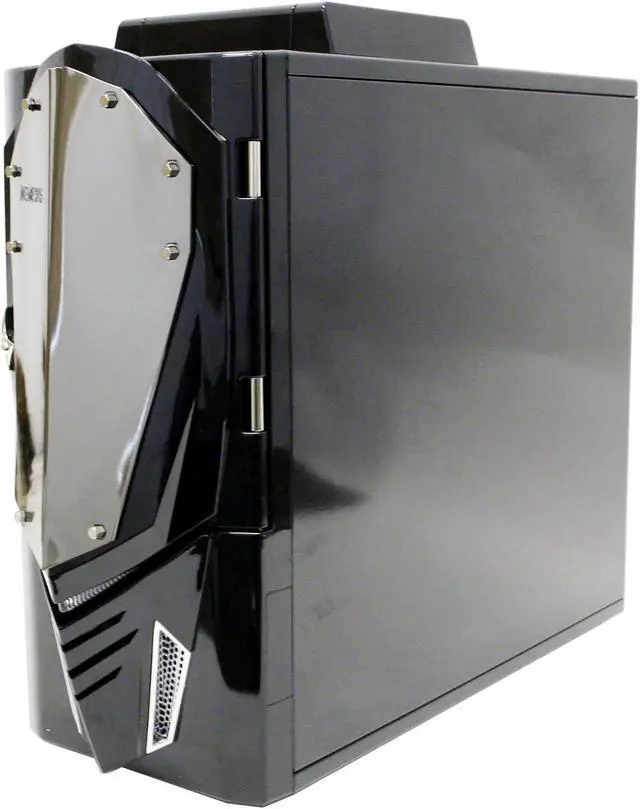 Alt view image 3 of 13 - NZXT NEMESIS ELITE BLK Black 1.0 mm ALUMINUM ATX Mid Tower Computer Case 400 WATT PS2 ATX 12V Power Supply