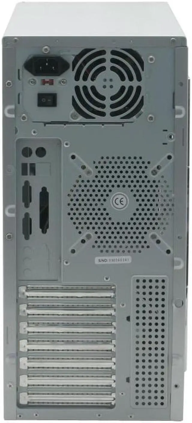 Alt view image 8 of 19 - NZXT TRINITY SLV Silver SECC Steel ATX Mid Tower Computer Case 400 WATT PS2 ATX 12V Power Supply