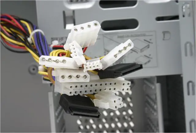 Alt view image 17 of 19 - NZXT TRINITY SLV Silver SECC Steel ATX Mid Tower Computer Case 400 WATT PS2 ATX 12V Power Supply