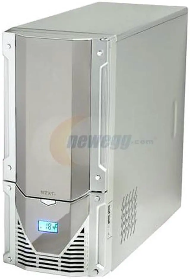 Alt view image 3 of 19 - NZXT TRINITY SLV Silver SECC Steel ATX Mid Tower Computer Case 400 WATT PS2 ATX 12V Power Supply