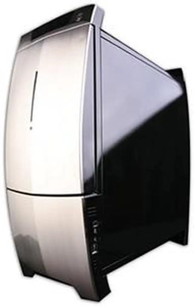 Alt view image 2 of 20 - NZXT Lexa Black/ Silver Aluminum Construction 
Plastic Front Panel ATX Mid Tower Computer Case 500 WATT PS2 ATX 12V 2.0 Power Supply