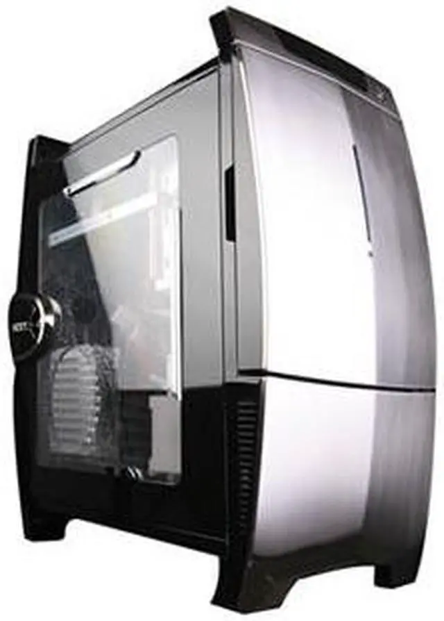 Alt view image 3 of 20 - NZXT Lexa Black/ Silver Aluminum Construction 
Plastic Front Panel ATX Mid Tower Computer Case 500 WATT PS2 ATX 12V 2.0 Power Supply