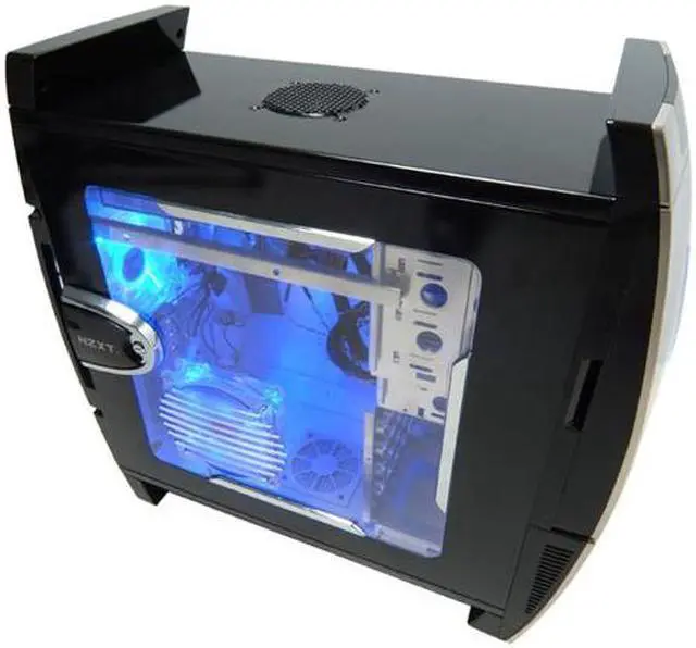Alt view image 10 of 20 - NZXT Lexa Black/ Silver Aluminum Construction 
Plastic Front Panel ATX Mid Tower Computer Case 500 WATT PS2 ATX 12V 2.0 Power Supply