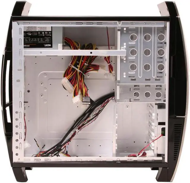 Alt view image 15 of 20 - NZXT Lexa Black/ Silver Aluminum Construction 
Plastic Front Panel ATX Mid Tower Computer Case 500 WATT PS2 ATX 12V 2.0 Power Supply
