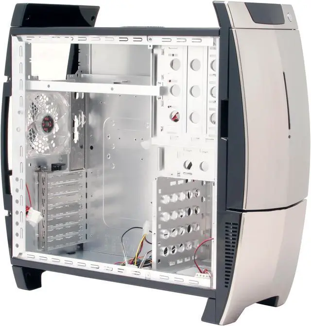 Alt view image 9 of 15 - NZXT LEXA-NP Black/ Silver Aluminum Construction 
Plastic Front Panel ATX Mid Tower Computer Case