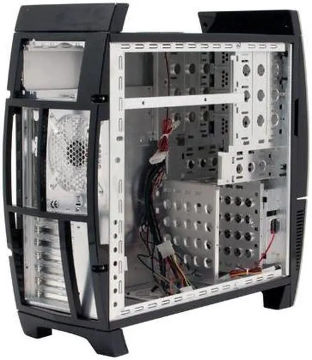 Alt view image 10 of 15 - NZXT LEXA-NP Black/ Silver Aluminum Construction 
Plastic Front Panel ATX Mid Tower Computer Case