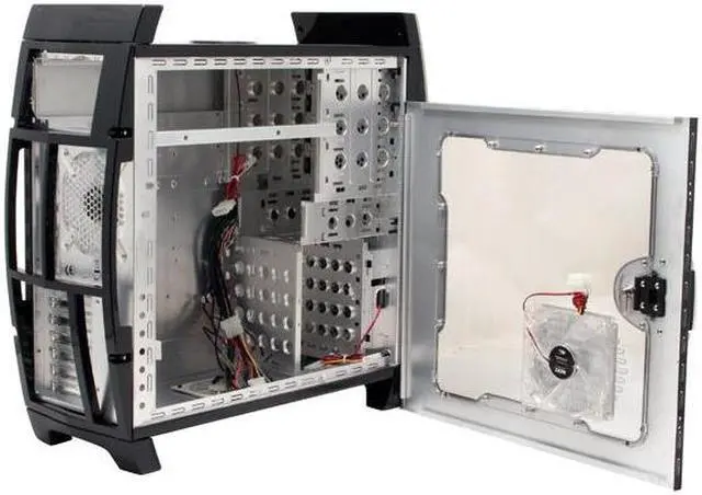 Alt view image 11 of 15 - NZXT LEXA-NP Black/ Silver Aluminum Construction 
Plastic Front Panel ATX Mid Tower Computer Case