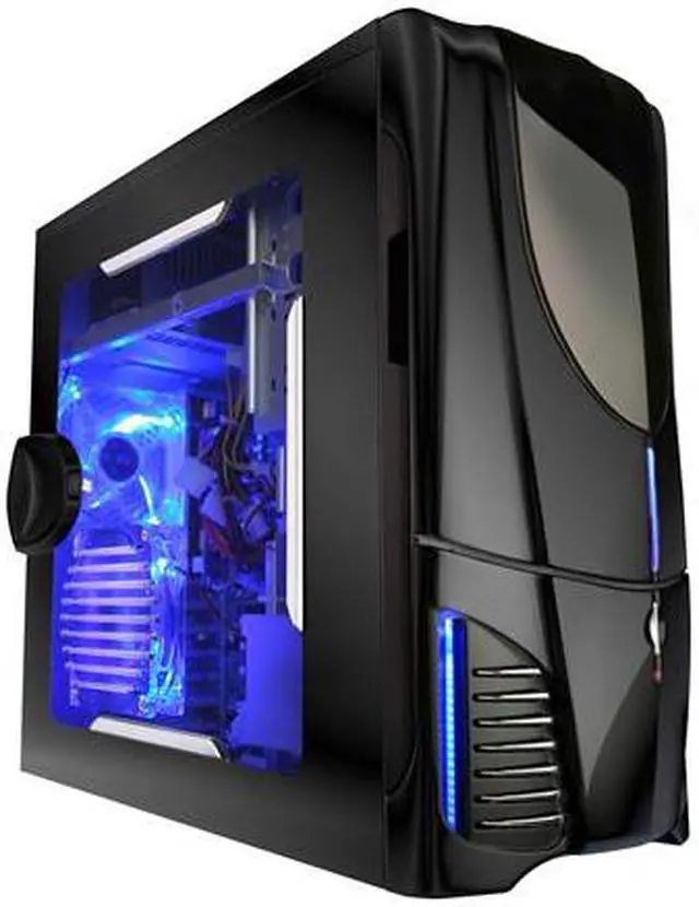 Main image of NZXT APOLLO BLACK Black SECC Steel Chassis ATX Mid Tower Computer Case 400W Power Supply
