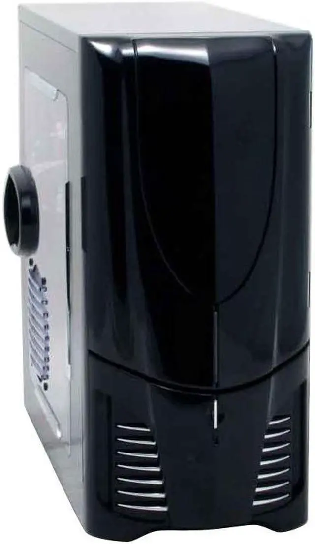 Alt view image 2 of 17 - NZXT APOLLO BLACK Black SECC Steel Chassis ATX Mid Tower Computer Case 400W Power Supply