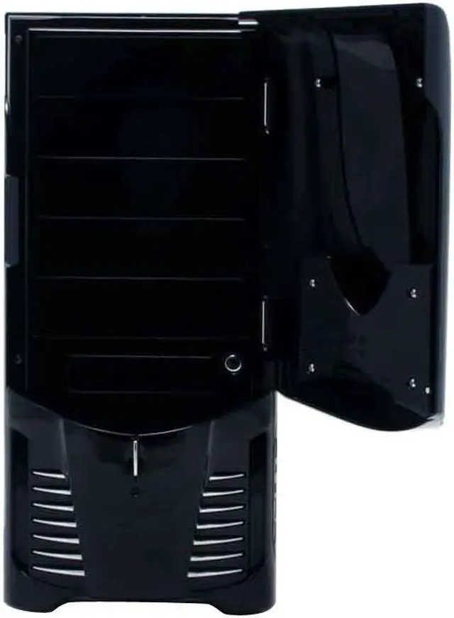 Alt view image 5 of 17 - NZXT APOLLO BLACK Black SECC Steel Chassis ATX Mid Tower Computer Case 400W Power Supply