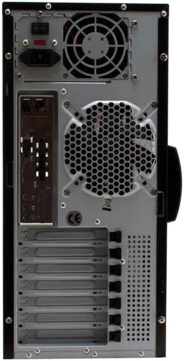 Alt view image 9 of 17 - NZXT APOLLO BLACK Black SECC Steel Chassis ATX Mid Tower Computer Case 400W Power Supply