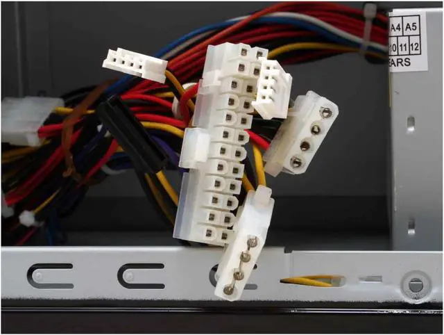 Alt view image 15 of 17 - NZXT APOLLO BLACK Black SECC Steel Chassis ATX Mid Tower Computer Case 400W Power Supply