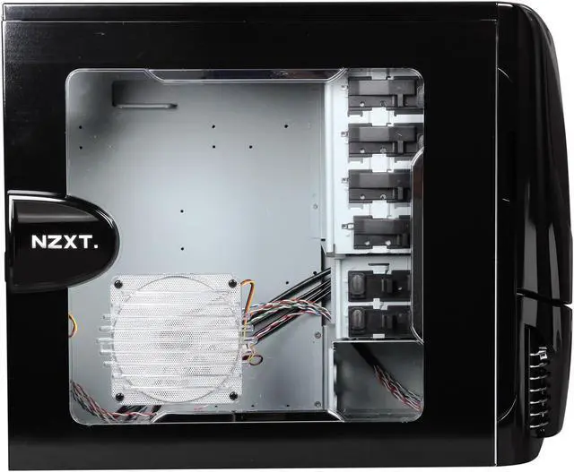 Alt view image 5 of 10 - NZXT Apollo Black SECC Steel Chassis ATX Mid Tower Computer Case