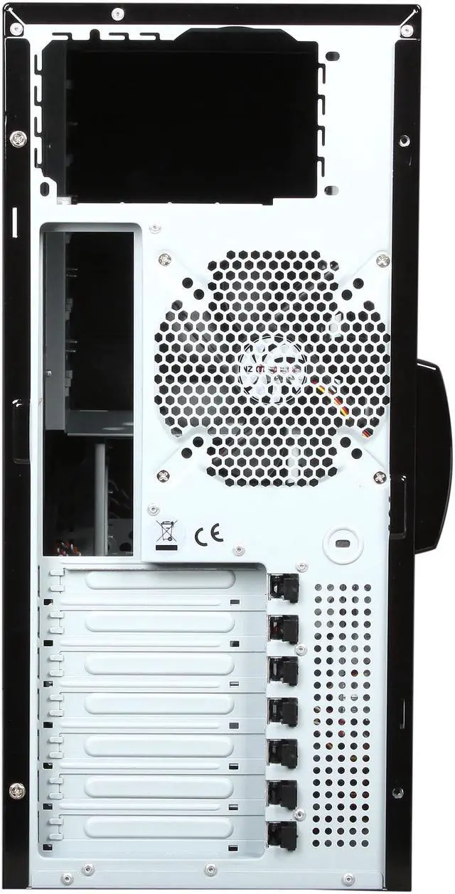 Alt view image 9 of 10 - NZXT Apollo Black SECC Steel Chassis ATX Mid Tower Computer Case