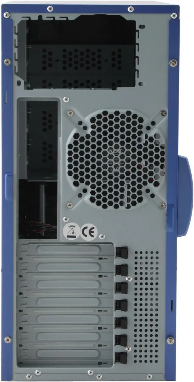 Alt view image 12 of 13 - NZXT Apollo BLUE NP Blue SECC Steel Chassis ATX Mid Tower Computer Case