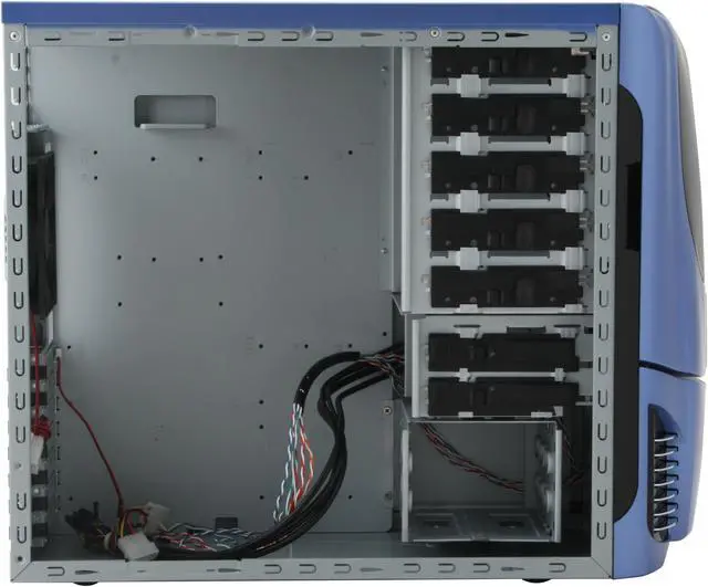 Alt view image 9 of 13 - NZXT Apollo BLUE NP Blue SECC Steel Chassis ATX Mid Tower Computer Case
