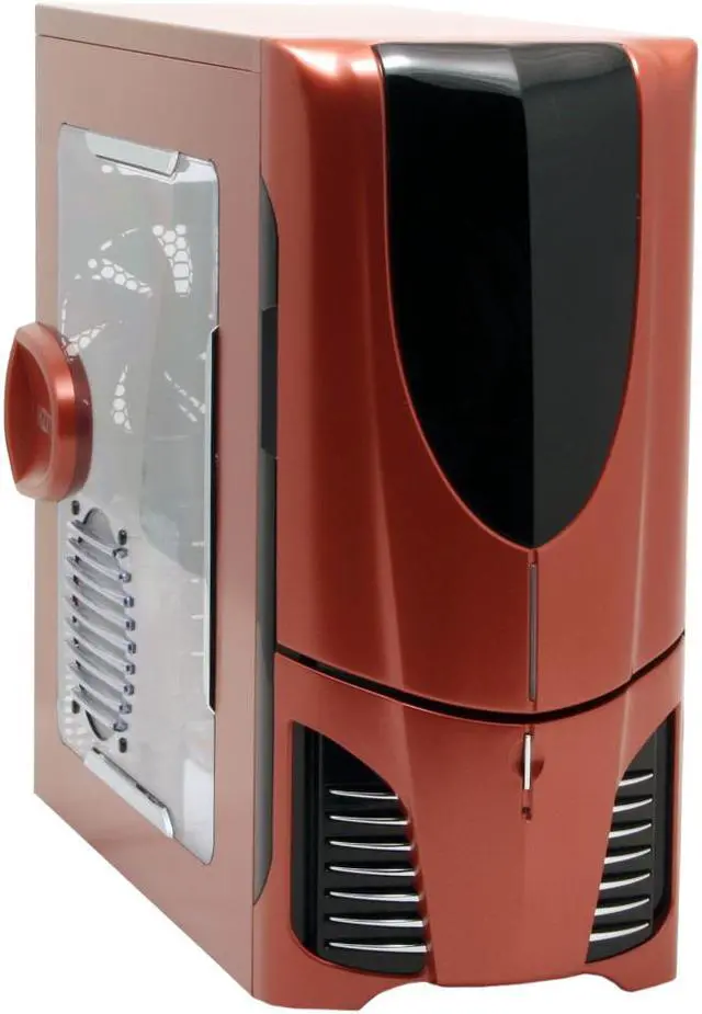 Alt view image 2 of 13 - NZXT Apollo ORANGE NP Orange SECC Steel Chassis ATX Mid Tower Computer Case