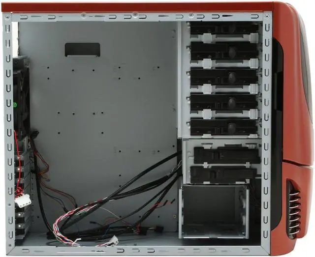 Alt view image 8 of 13 - NZXT Apollo ORANGE NP Orange SECC Steel Chassis ATX Mid Tower Computer Case
