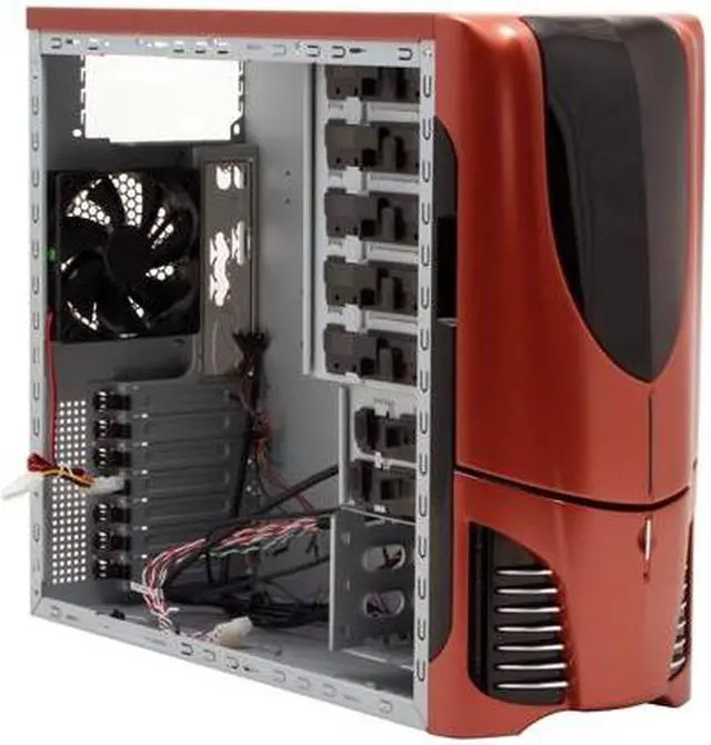 Alt view image 11 of 13 - NZXT Apollo ORANGE NP Orange SECC Steel Chassis ATX Mid Tower Computer Case
