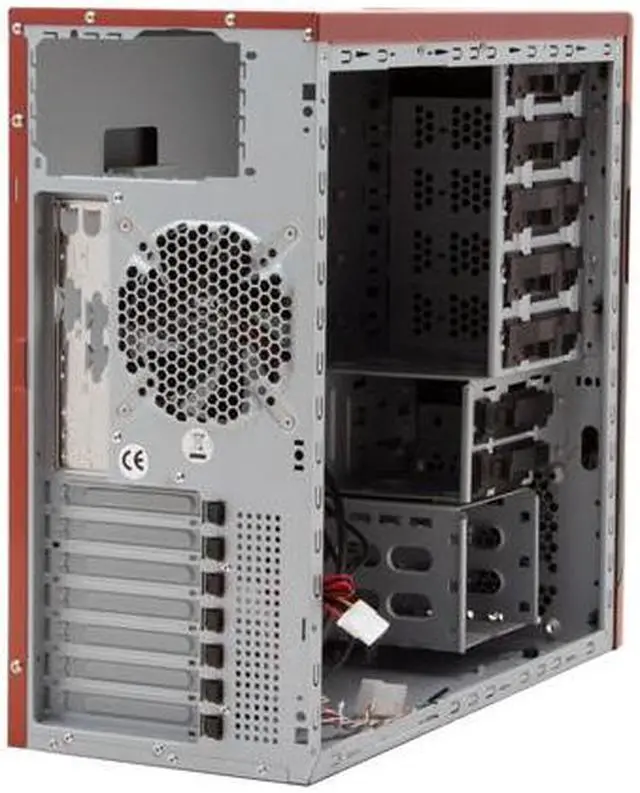 Alt view image 10 of 13 - NZXT Apollo ORANGE NP Orange SECC Steel Chassis ATX Mid Tower Computer Case