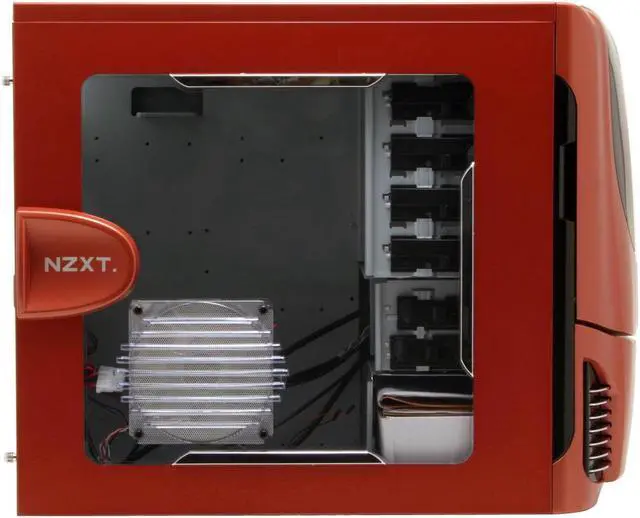 Alt view image 9 of 13 - NZXT Apollo ORANGE NP Orange SECC Steel Chassis ATX Mid Tower Computer Case
