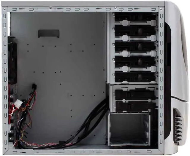 Alt view image 11 of 16 - NZXT Apollo SILVER NP Silver SECC Steel Chassis ATX Mid Tower Computer Case