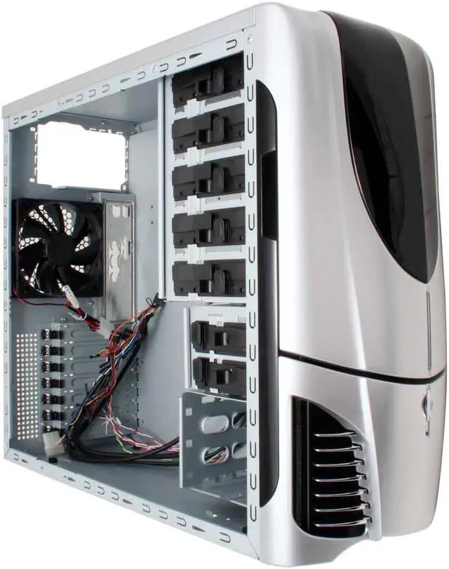 Alt view image 13 of 16 - NZXT Apollo SILVER NP Silver SECC Steel Chassis ATX Mid Tower Computer Case