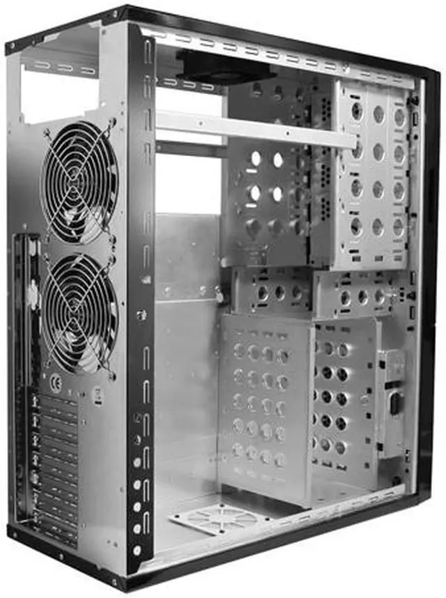 Alt view image 10 of 19 - NZXT Zero Black/Silver Aluminum ATX Full Tower Computer Case