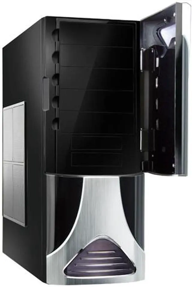 Alt view image 3 of 19 - NZXT Zero Black/Silver Aluminum ATX Full Tower Computer Case