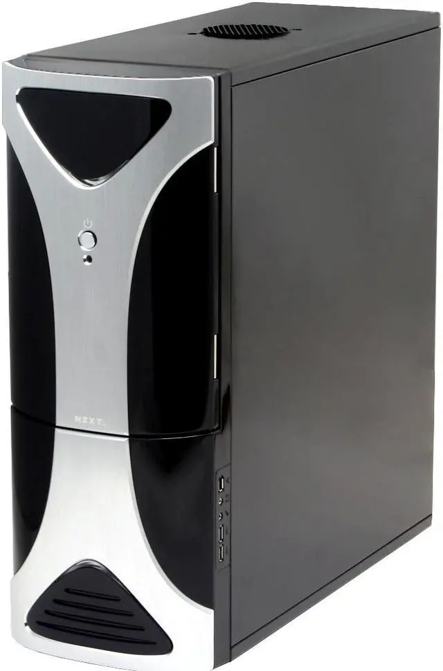 Alt view image 4 of 19 - NZXT Zero Black/Silver Aluminum ATX Full Tower Computer Case