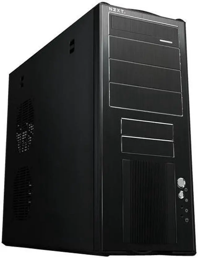 Main image of NZXT ADAMAS BLK Black Aluminum ATX Mid Tower Computer Case