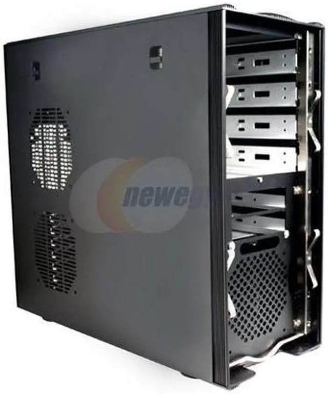 Alt view image 2 of 15 - NZXT ADAMAS BLK Black Aluminum ATX Mid Tower Computer Case