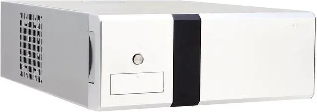 Alt view image 3 of 17 - NZXT Silver SECC Steel/ Aluminum DUET SLV ATX Media Center / HTPC Case