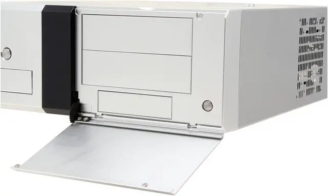 Alt view image 7 of 17 - NZXT Silver SECC Steel/ Aluminum DUET SLV ATX Media Center / HTPC Case