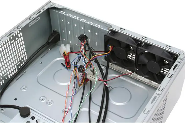 Alt view image 11 of 17 - NZXT Silver SECC Steel/ Aluminum DUET SLV ATX Media Center / HTPC Case