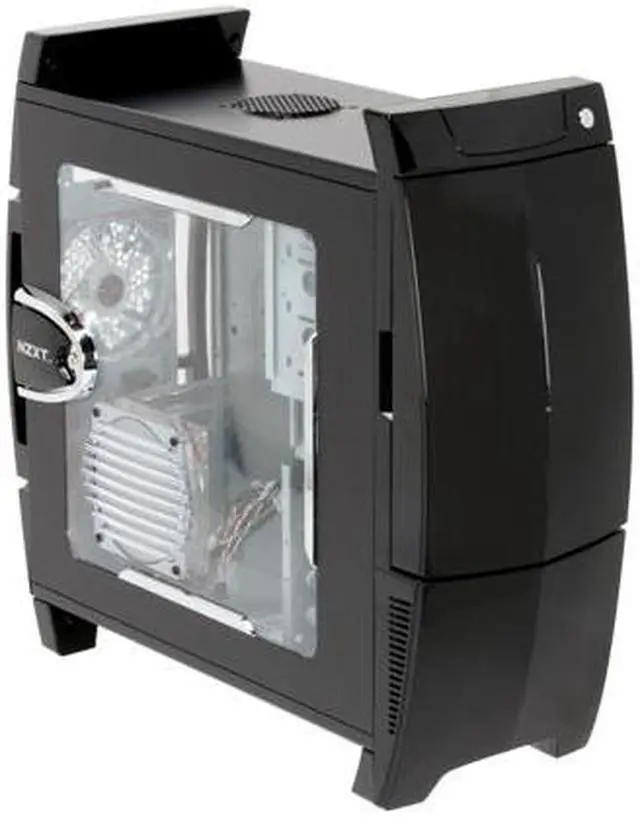 Alt view image 3 of 11 - NZXT LEXA BlackLine Black Steel / Plastic ATX Mid Tower Computer Case
