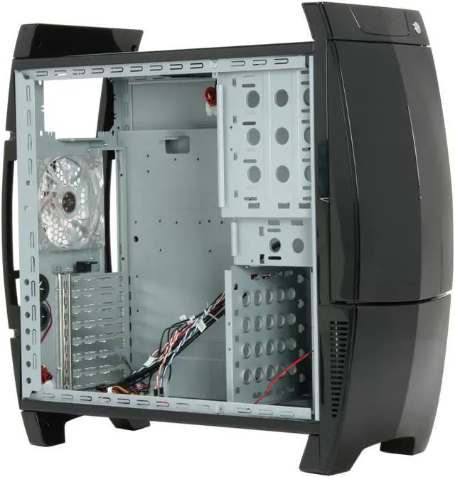 Alt view image 9 of 11 - NZXT LEXA BlackLine Black Steel / Plastic ATX Mid Tower Computer Case