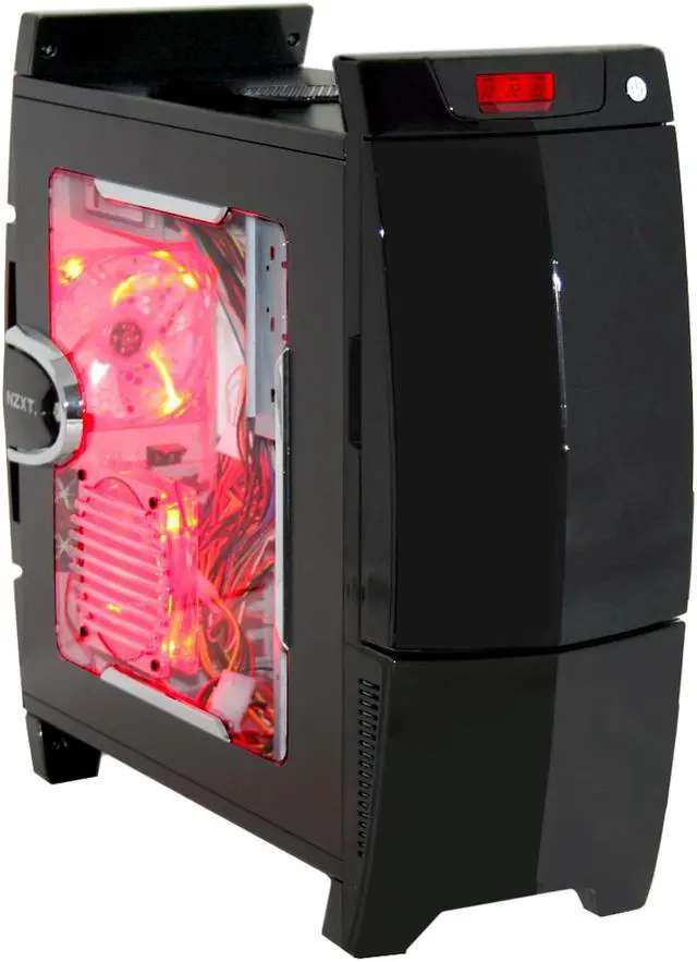 Alt view image 2 of 11 - NZXT LEXA BlackLine Black Steel / Plastic ATX Mid Tower Computer Case