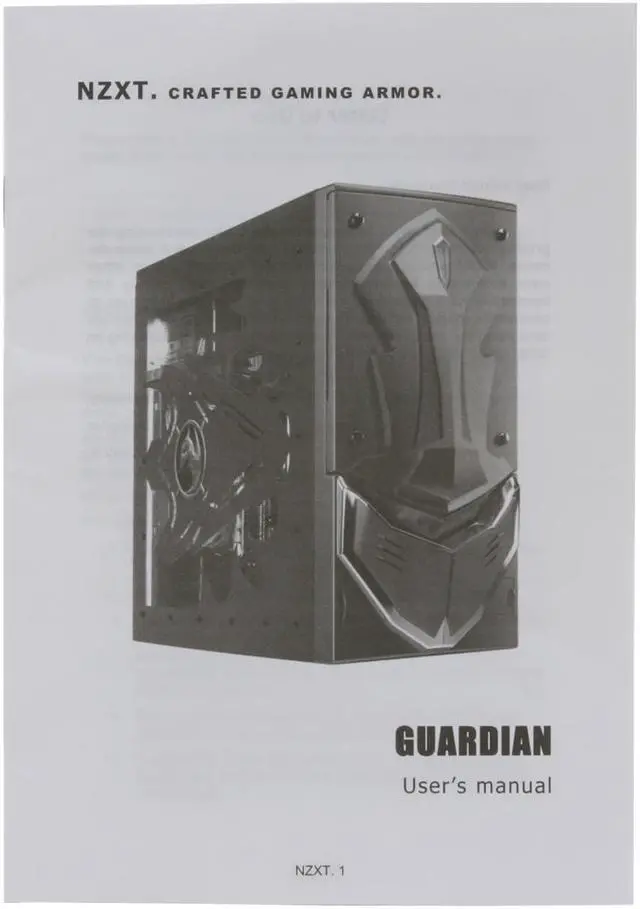 Alt view image 12 of 13 - NZXT GUARDIAN BLU Blue SECC STEEL ATX Mid Tower Computer Case