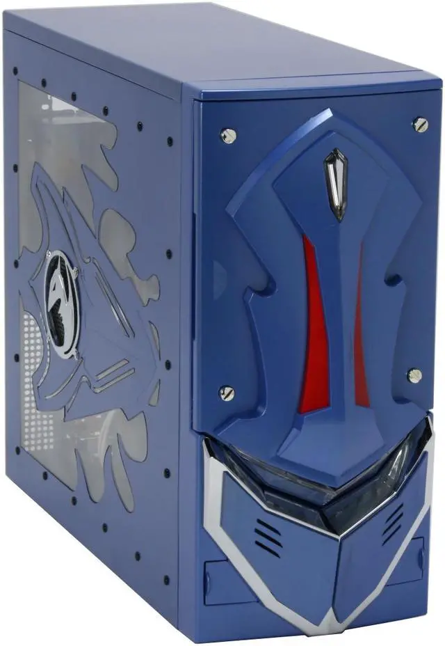 Alt view image 3 of 13 - NZXT GUARDIAN BLU Blue SECC STEEL ATX Mid Tower Computer Case