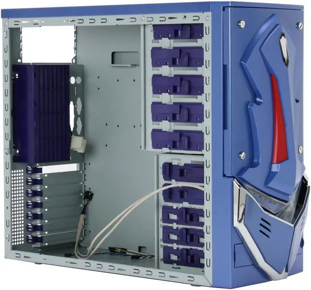 Alt view image 11 of 13 - NZXT GUARDIAN BLU Blue SECC STEEL ATX Mid Tower Computer Case