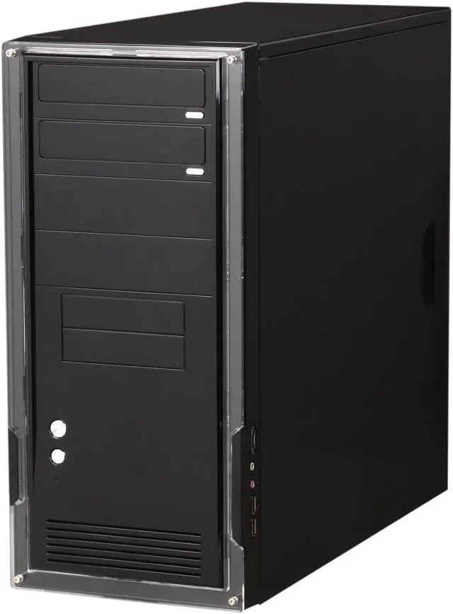 Alt view image 3 of 9 - NZXT Alpha Black Steel ATX Mid Tower Computer Case with Open Window