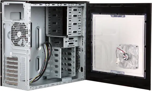 Alt view image 5 of 9 - NZXT Alpha Black Steel ATX Mid Tower Computer Case with Open Window