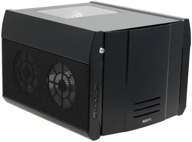 Alt view image 7 of 19 - NZXT ROGUE Crafted Series BLACK ROGUE w. BLUE LED Black Aluminum Micro ATX Desktop Computer Case