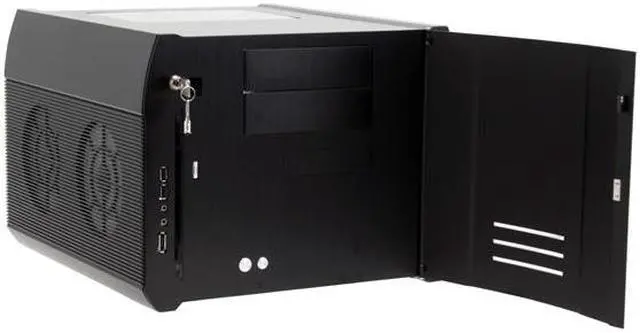 Alt view image 12 of 19 - NZXT ROGUE Crafted Series BLACK ROGUE w. BLUE LED Black Aluminum Micro ATX Desktop Computer Case