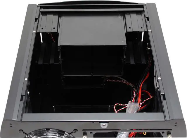 Alt view image 13 of 19 - NZXT ROGUE Crafted Series BLACK ROGUE w. BLUE LED Black Aluminum Micro ATX Desktop Computer Case