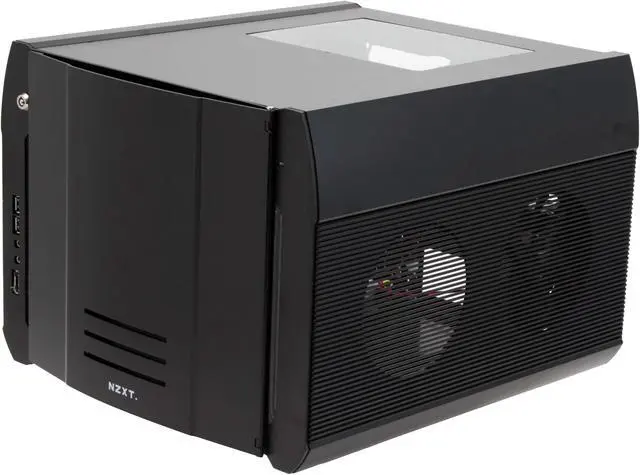 Alt view image 5 of 19 - NZXT ROGUE Crafted Series BLACK ROGUE w. RED LED Black Aluminum Micro ATX Desktop Computer Case
