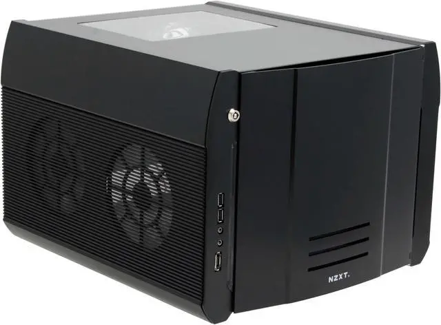 Alt view image 7 of 19 - NZXT ROGUE Crafted Series BLACK ROGUE w. RED LED Black Aluminum Micro ATX Desktop Computer Case